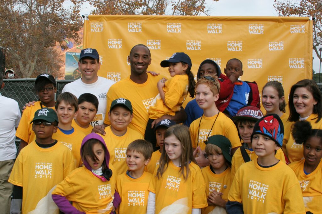 Kobe with kids